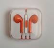 Orange - Handsfree Stereo Earphones 3.5mm with Volume Control (OEM)